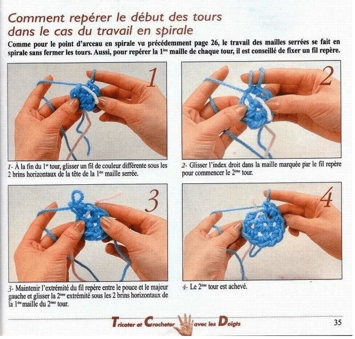 Tejiendo con los Dedos Tutorial - Patrones Crochet Tejiendo con los Dedos Tutorial - Patrones Crochet