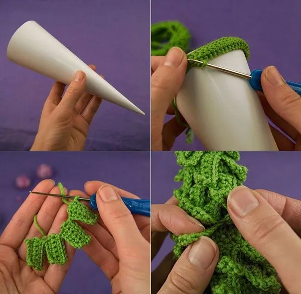 Patrones Crochet: Motivos solo de Navidad en Crochet | artesanias ... Patrones Crochet: Motivos solo de Navidad en Crochet | artesanias ...