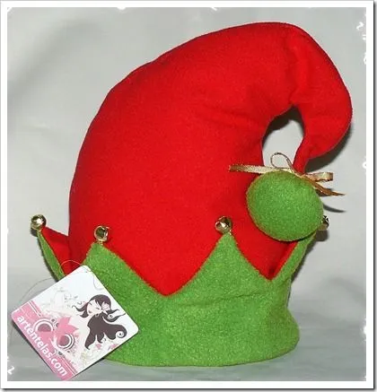 Gorro de duende en foami - Imagui