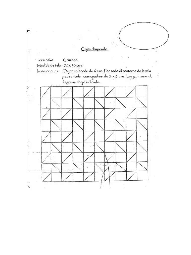 Patrones para Elaborar Cojines Drapeados | PDF