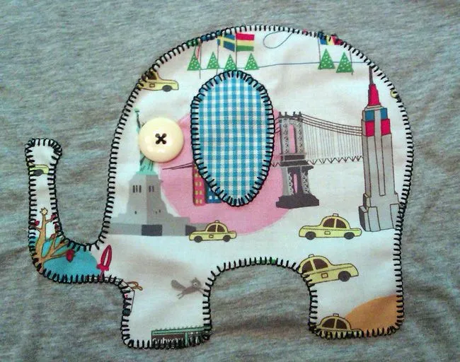 Patrones elefantes patchwork - Imagui
