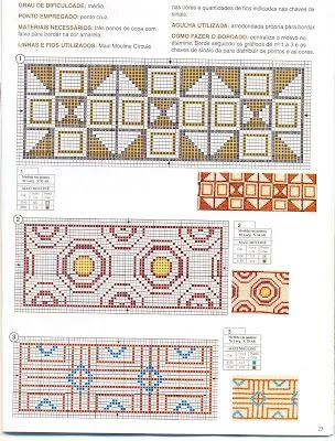 cenefas | Punto de cruz gratis