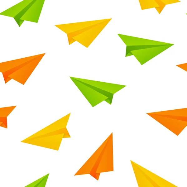 Patrones sin fisuras con aviones de papel — Vector stock © Huhli13 ... Patrones sin fisuras con aviones de papel — Vector stock © Huhli13 ...