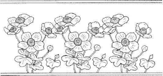 Patrones de flores para pintar sobre tela