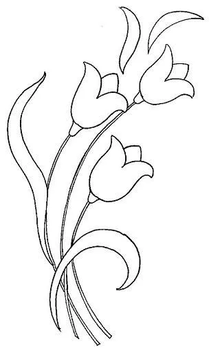 Patrones de flores para pintar sobre tela