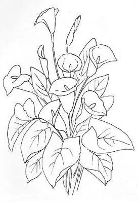 Patrones de flores para pintar sobre tela