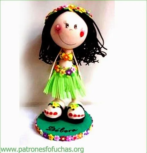 Patrones fofuchas hawaianas | Patrones Fofuchas Patrones fofuchas hawaianas | Patrones Fofuchas