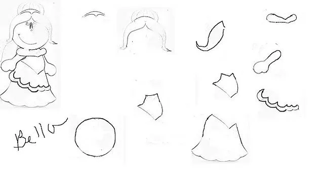 Patrones fofuchas planas gratis - Imagui