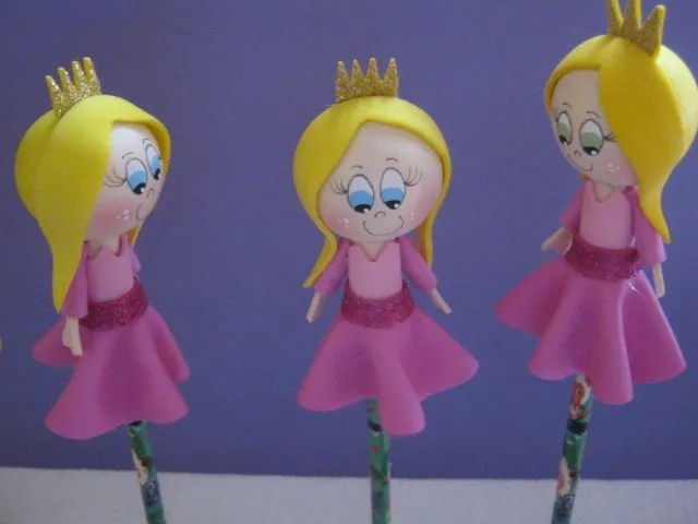 Fofulapiz de princesas - Imagui