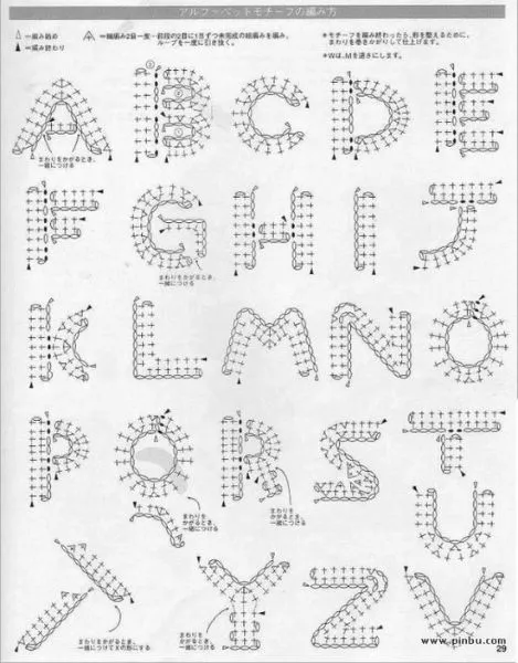 Letras a crochet paso a paso - Imagui