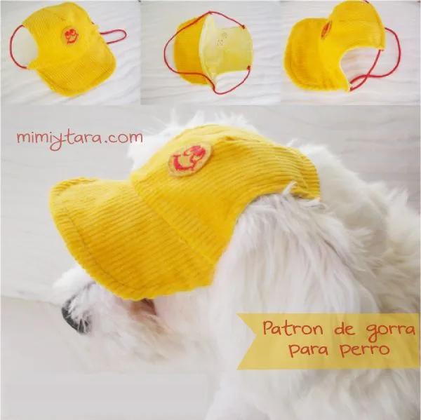 Patrones de gorra para perro | Mimi y Tara