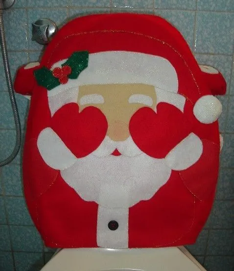 Moldes de juegos de baño en fieltro navideños - Imagui