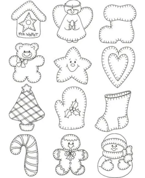 Patrones con motivos navideños | El blog de Mame Patrones con motivos navideños | El blog de Mame