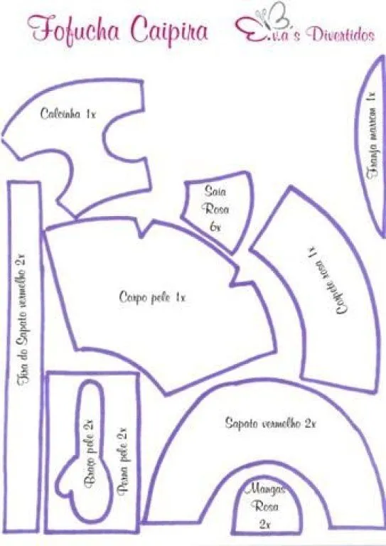 Patrones para poder imprimir de fofuchas 3D - Imagui | moldes y ... Patrones para poder imprimir de fofuchas 3D - Imagui | moldes y ...