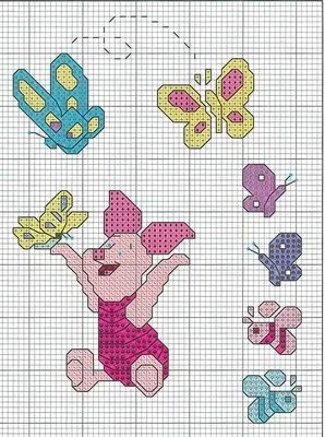 Patrones infantiles de punto de cruz - Imagui