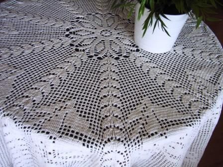 Patrones de manteles redondos tejidos a crochet - Imagui ... Patrones de manteles redondos tejidos a crochet - Imagui ...