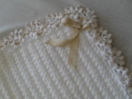 Patrones de mantillas al crochet para bebé - Imagui SOLO FOTO ... Patrones de mantillas al crochet para bebé - Imagui SOLO FOTO ...