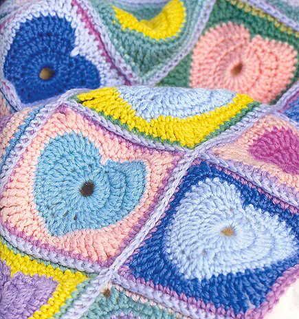 Patrones de Mantitas para bebés (Tejidas a crochet para Marijou ... Patrones de Mantitas para bebés (Tejidas a crochet para Marijou ...