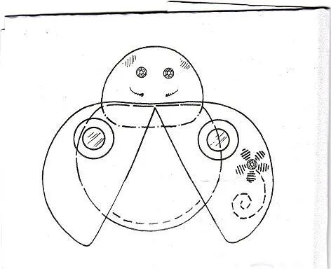 Moldes de mariquitas de goma eva - Imagui