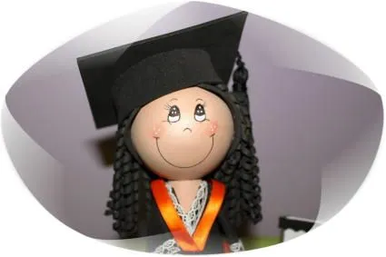 Moldes en foami para Graduación - Imagui