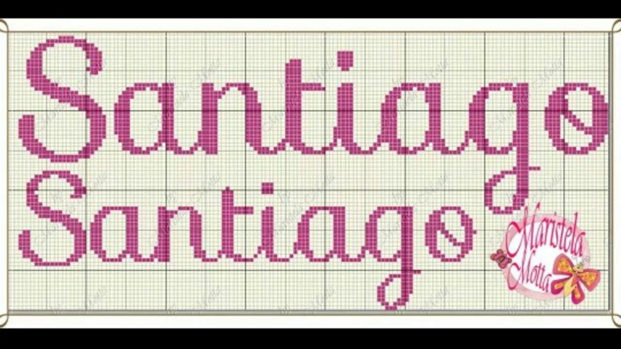 Patrones de Nombres infantiles II | Aprende punto de cruz paso a paso - YouTube Patrones de Nombres infantiles II | Aprende punto de cruz paso a paso - YouTube