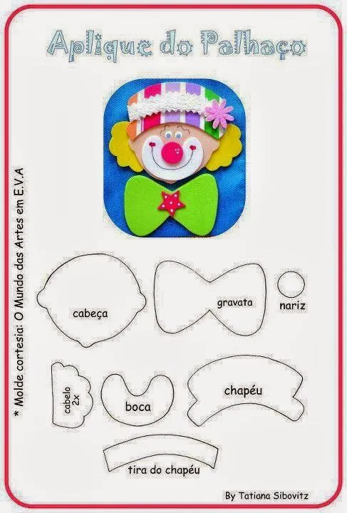 patrones para hacer un payaso | facilisimo.com
