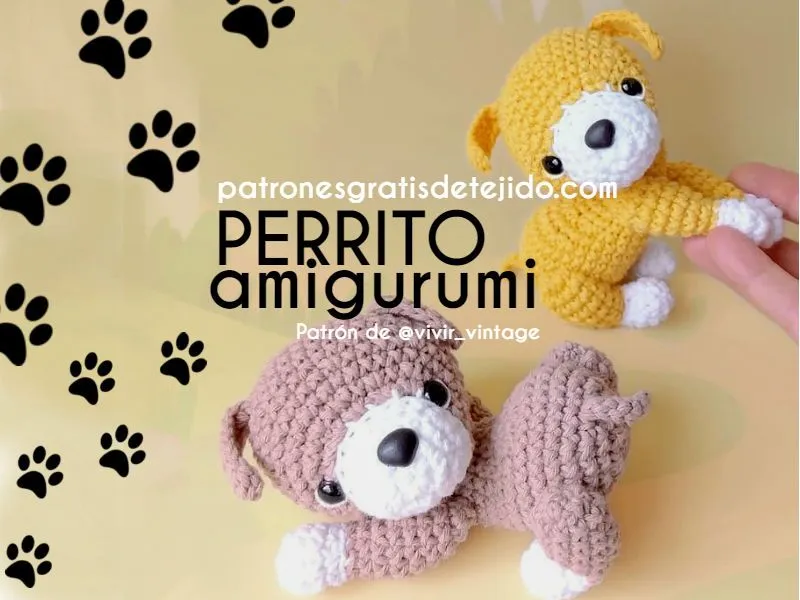 Patrones de Perro Amigurumi