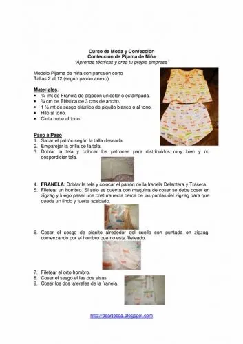 Documento Curso_Confeccion Pijama de Niña - grupos.