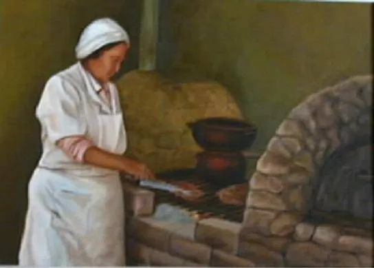 Pomairina Óleo Tela Figura