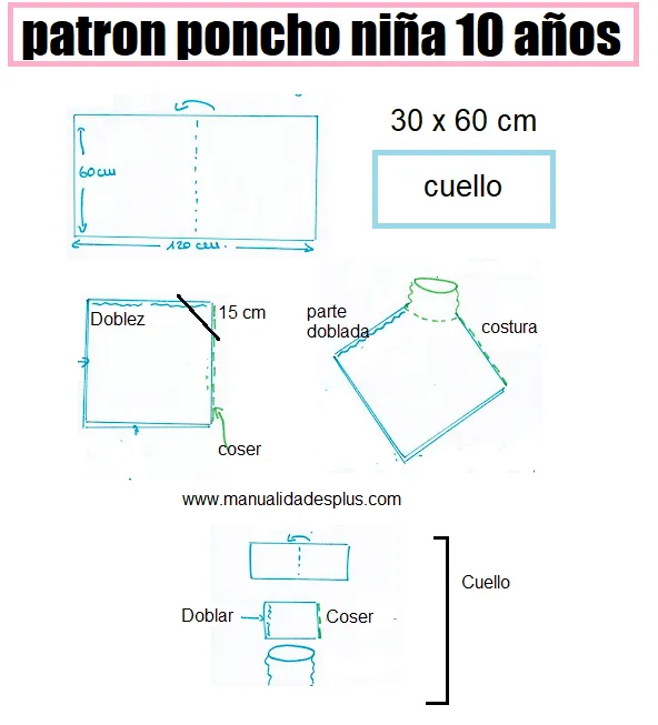 Patrones Poncho para Niñas de 8-10 Años para Vender – Manualidades Gratis Patrones Poncho para Niñas de 8-10 Años para Vender – Manualidades Gratis