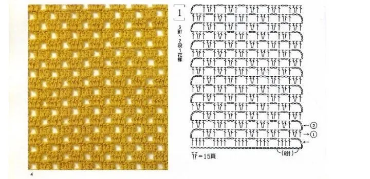 Puntadas en crochet con patrones - Imagui