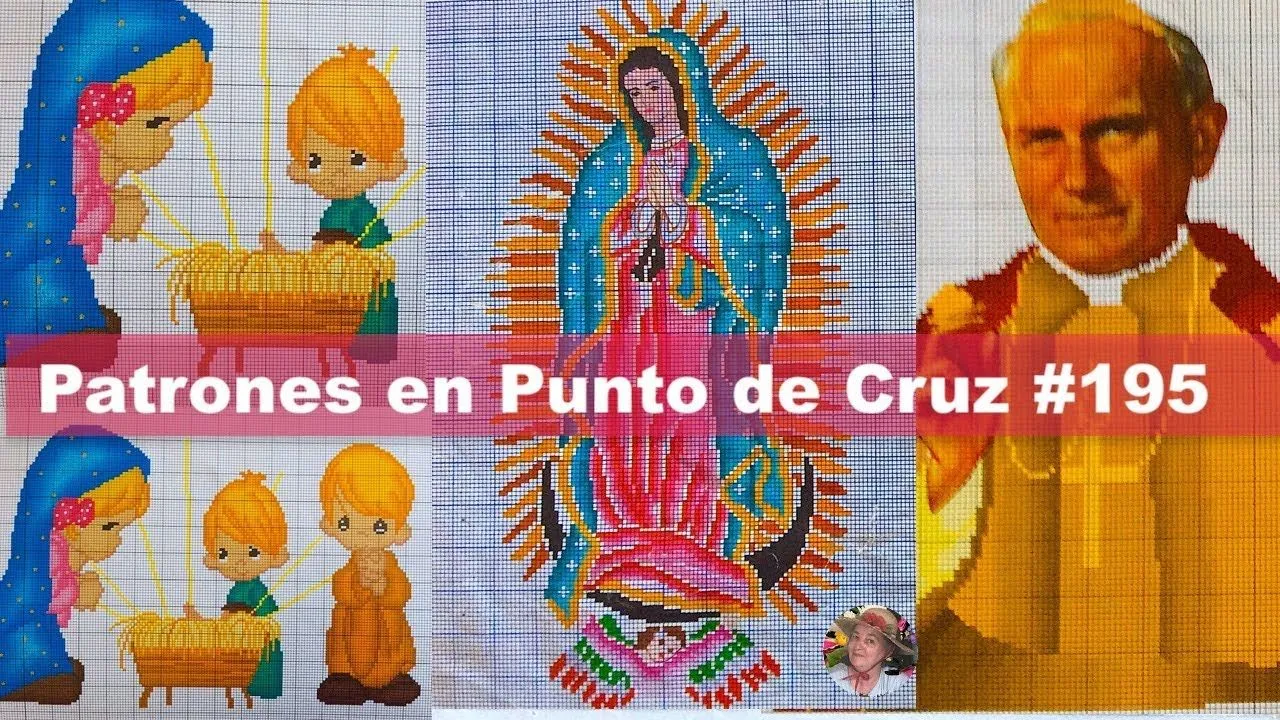 Patrones en Punto de Cruz #195 - YouTube