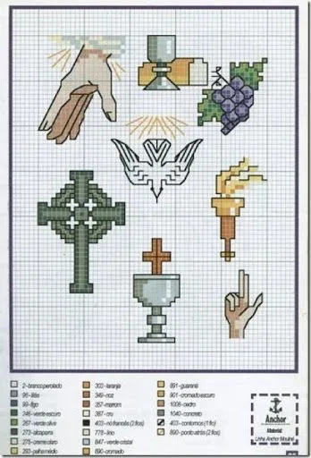 Patrones de punto de cruz para primera comunión - Imagui Patrones de punto de cruz para primera comunión - Imagui