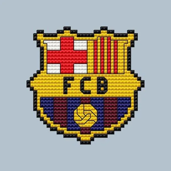 Patrones de punto de cruz del escudo del Barça pequeño | Punto de cruz, Punto de cruz patrones, Escudo barça Patrones de punto de cruz del escudo del Barça pequeño | Punto de cruz, Punto de cruz patrones, Escudo barça