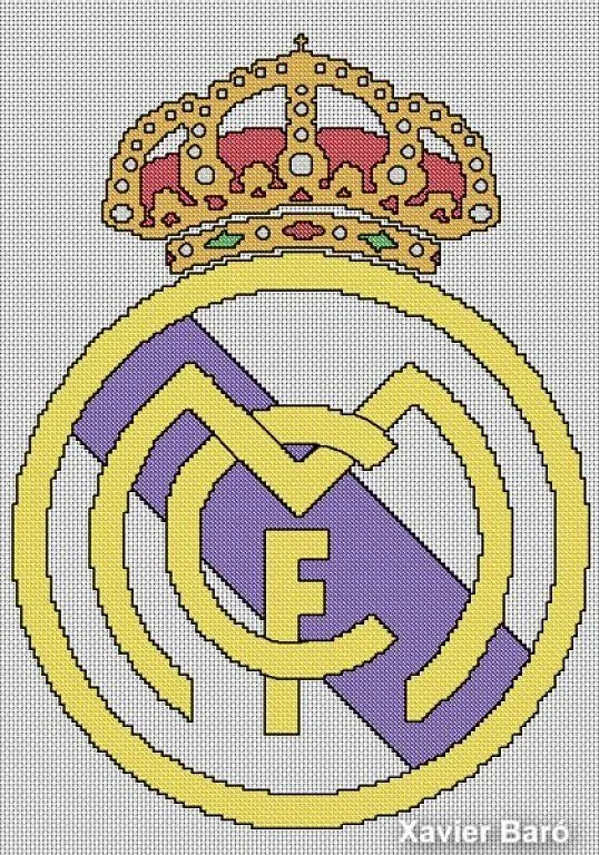 Patrones punto de cruz escudo real madrid facilisimo - Imagui Patrones punto de cruz escudo real madrid facilisimo - Imagui