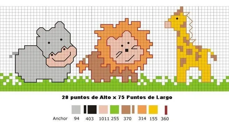 Patrones de punto de cruz gratis para bebés - Imagui | diagramas ...