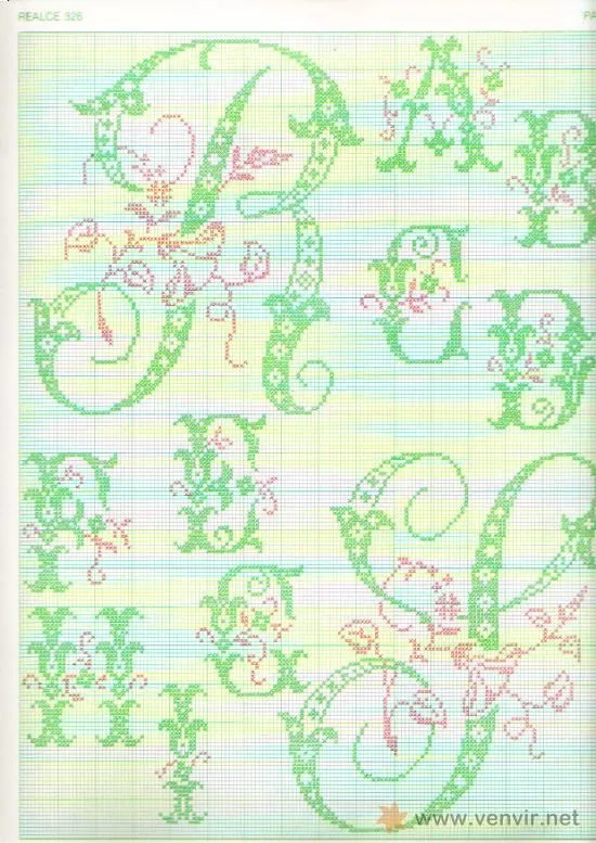Patrones punto de cruz letras grandes - Imagui Patrones punto de cruz letras grandes - Imagui