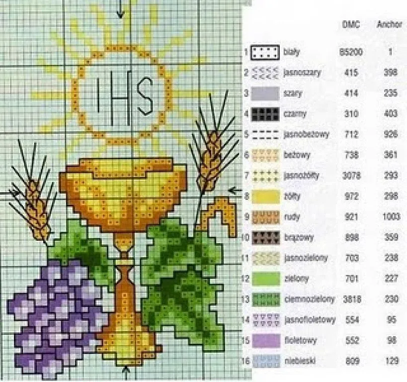 patrones de punto de cruz motivos religiosos - Buscar con Google ...