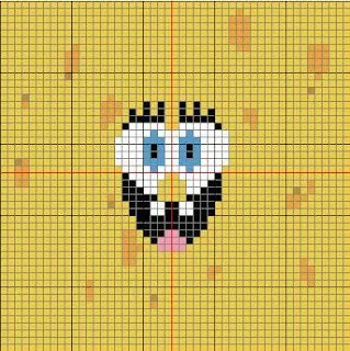 Patrones Punto de Cruz: Patrones Punto de Cruz: Bob esponja 1 Patrones Punto de Cruz: Patrones Punto de Cruz: Bob esponja 1