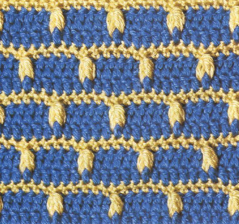Patrones de puntos de ganchillo a dos colores :: Esquemas y ... Patrones de puntos de ganchillo a dos colores :: Esquemas y ...