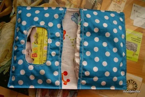 patrones en la red.: porta toallitas y pañales.