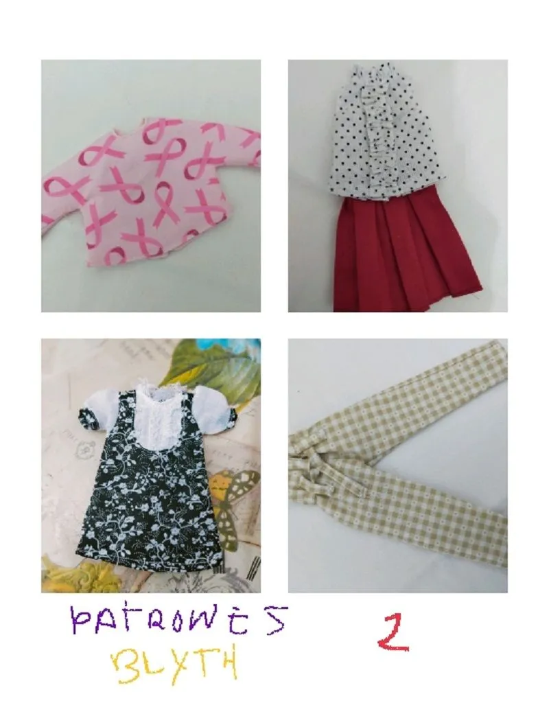Patrones de ropa para muñeca Blythe 2 - Artesanum Patrones de ropa para muñeca Blythe 2 - Artesanum