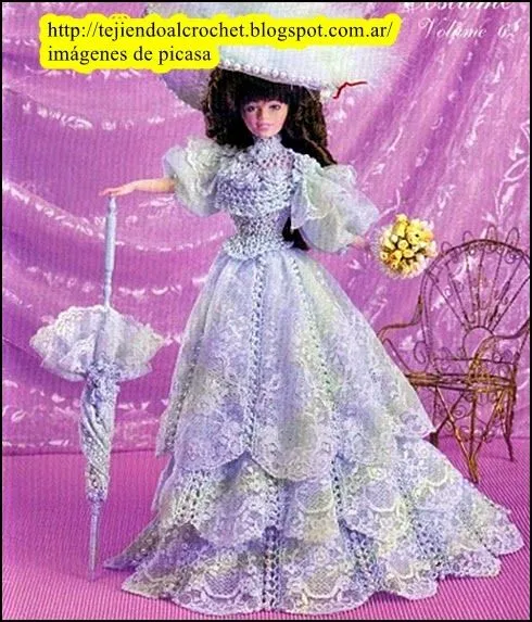 Patrones de ropa de muñecas a crochet - Imagui Patrones de ropa de muñecas a crochet - Imagui
