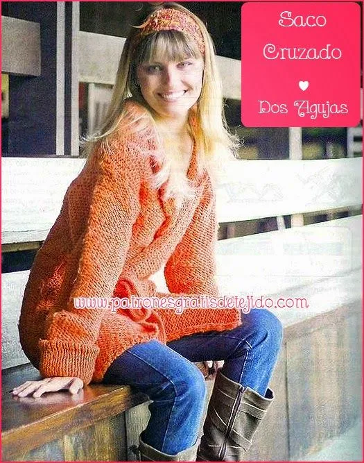 Patrones de Saco Dos Agujas con paso a paso | Crochet y Dos agujas Patrones de Saco Dos Agujas con paso a paso | Crochet y Dos agujas