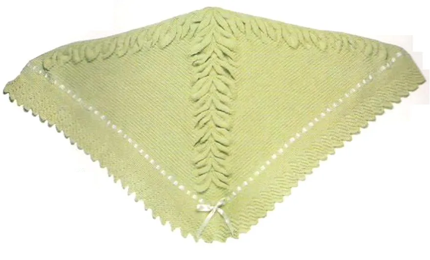Patrones de Tejido Gratis - Mantilla para bebé