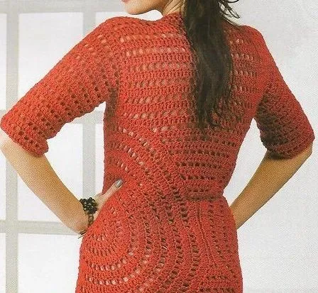 Patrones de Tejido Gratis - Saco Circular de Crochet Patrones de Tejido Gratis - Saco Circular de Crochet