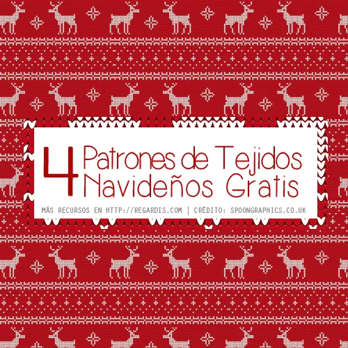 4 Patrones de Tejidos Navideños Gratis » Regardis