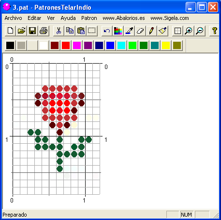 Patrones Telar con rocalla - Software Gratuito -