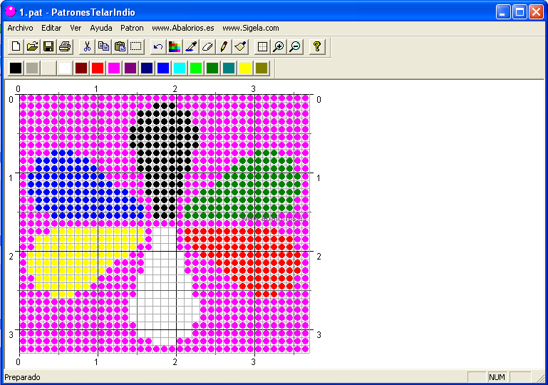 Patrones Telar con rocalla - Software Gratuito - Patrones Telar con rocalla - Software Gratuito -