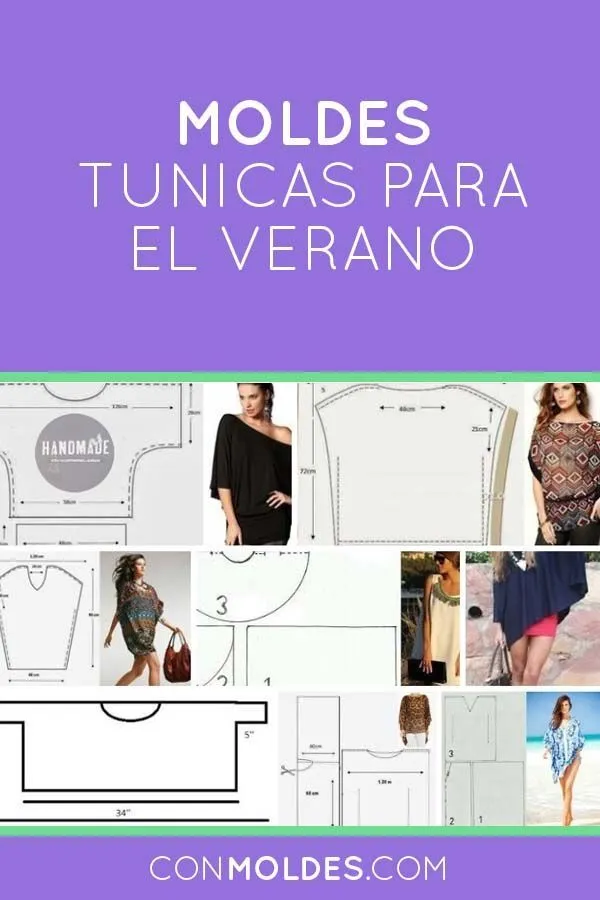 Patrones para hacer de TUNICAS para el VERANO Patrones para hacer de TUNICAS para el VERANO